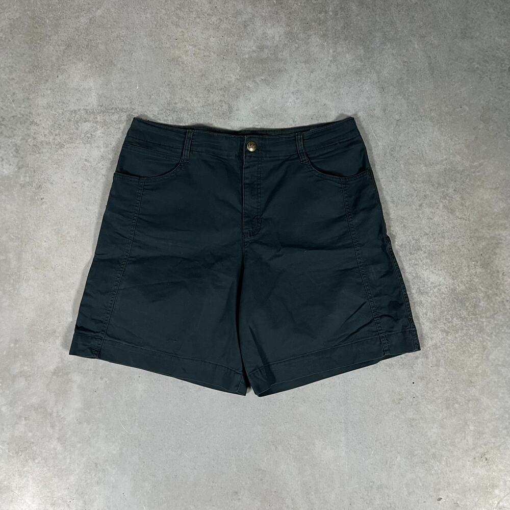 Lee Women's Bermuda Shorts Size 14 Navy 8" Inseam